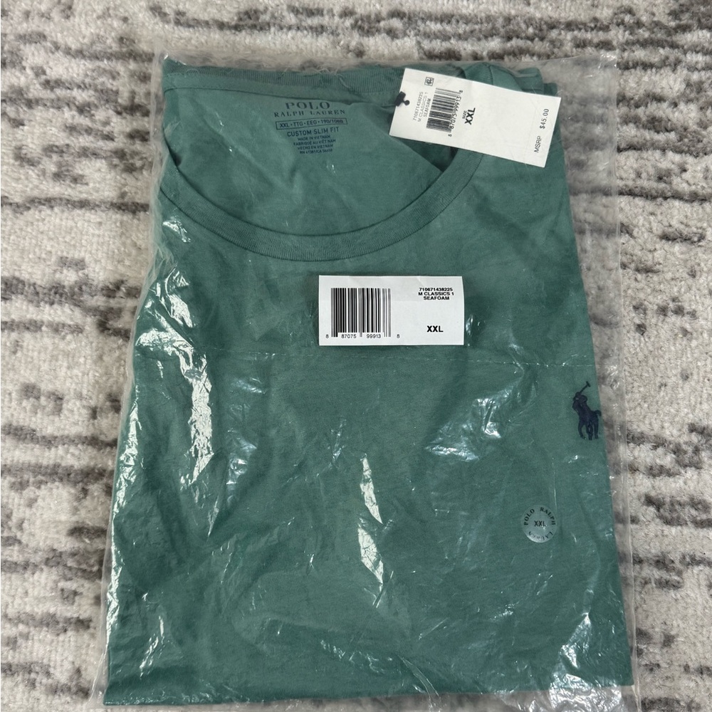Polo by Ralph Lauren Men's Green T-Shirt